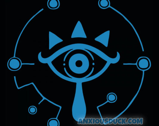 Zelda Breath of the Wild Sheikah Eye Vinyl Decal - BoTW sticker for car or laptop - gift for Nintendo fans